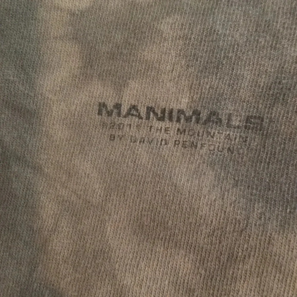 The mountain men's t-shirt size 2X Rasta lion manimals 2017 - Picture 5 of 6